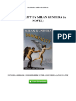 Immortality by Milan Kundera A Novel