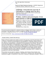CoDesign Volume 10 issue 1 2014 [doi 10.1080_15710882.2014.888183] Sanders, Elizabeth B.-N.; Stappers, Pieter Jan -- Probes, toolkits and prototypes- three approaches to making in codesigning.pdf