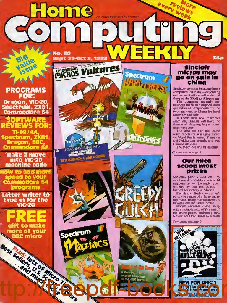 Home Computing Weekly Technology Magazine 030 PDF | PDF | Personal