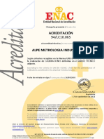 ALPE Calibraciones - Acreditadas Certificado PDF