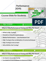 Course Slide For Students SQL Performance Tuning Masterclass PDF