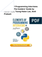Elements of Programming Interviews in Py