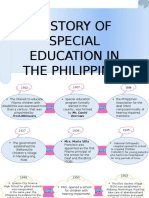 History of SPED in The Phil.