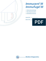 Medion Diagnostic Immufuge - Service Manual (En, De)