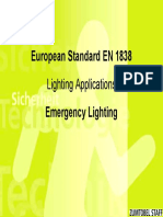 Lichttechnik EN1838