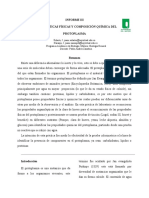 Informe Características Físicas y Composición Química Del Protoplasma