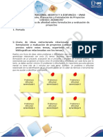 Plantilla Fase 1 - Diagrama de Afinidad Sobre Formulación y Evaluación de Proyectos