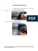 Panduan Splicing Kabel Fiber Optic PDF