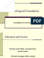 Sociological Foundation