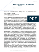 Daños y Perjuicios Derivado de Sentencia Penal PDF