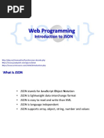 JSON Lecture PDF