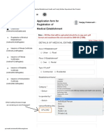 Request Changes point wise Registration Software U.P. doctors