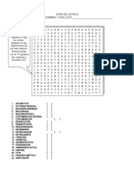 Sopa de Letras Limpieza