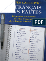 Le français sans fautes _ répertoire des erreurs les plus fréquentes de la langue écrite et parlée .pdf