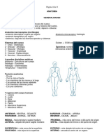 1. Anatomia - Resumo Generalidades