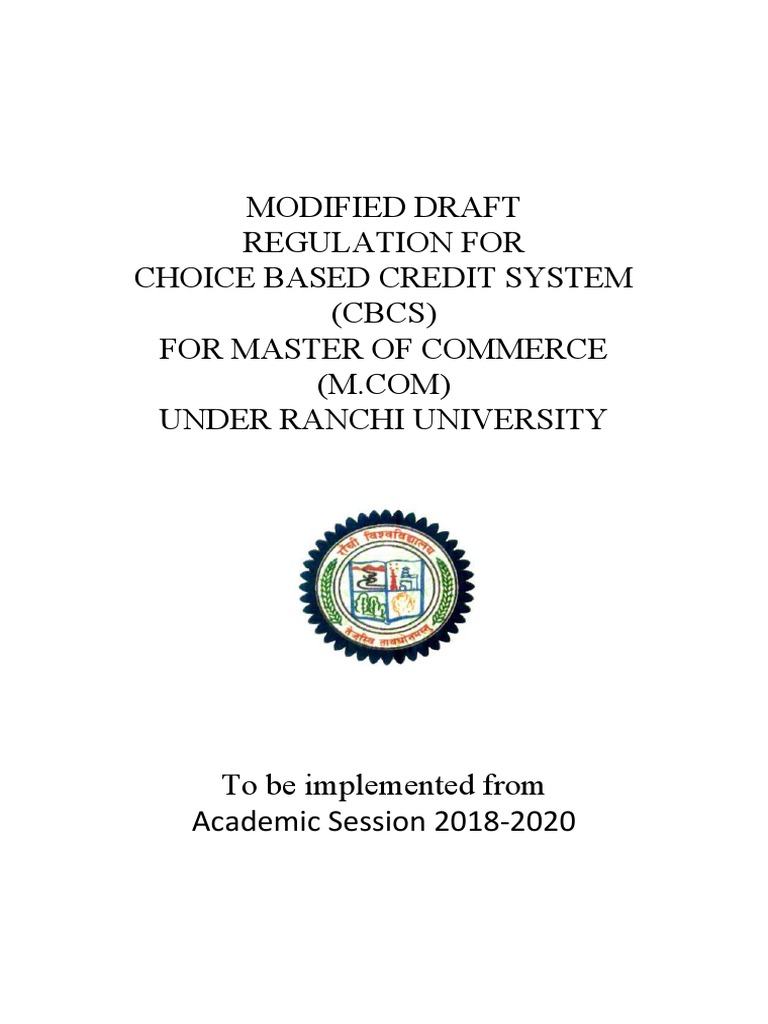 Ranchi University M Com Syllabus Capital Budgeting Microeconomics