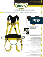 Hauk Arnes I4a4hh Con Apoyo Lumbar 4 Anillas 5 Hebillas