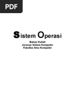 Download Lecture Note Sistem Operasi Jurusan SK by Yudha Adi SN45173182 doc pdf