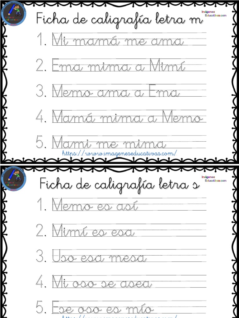 Cuaderno de Caligrafía Por Letras - Parte3 PDF | PDF
