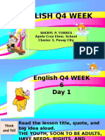 English Q4 WEEK 6 