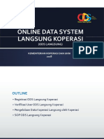 ODS Langsung Koperasi Panduan