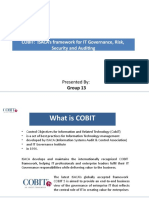 COBIT Framework - Group 13