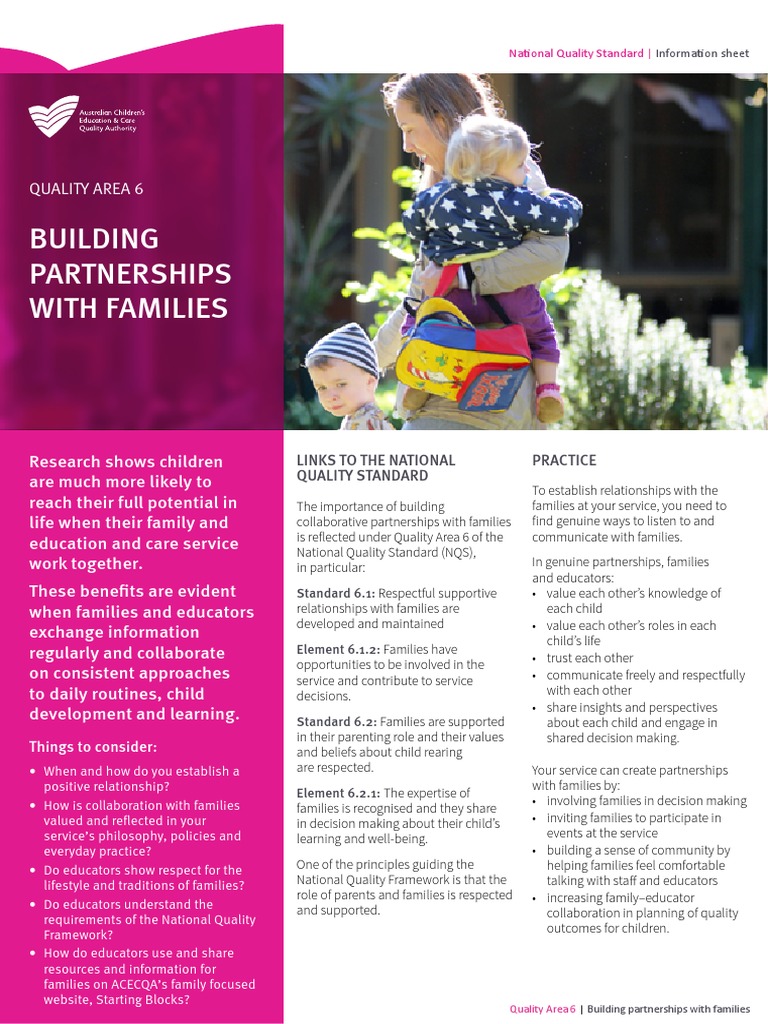 Building Partnerships with Families | PDF | Parenting | Relationships
