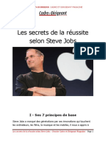 Secrets de La Reussite Steve Jobs
