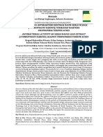 Uji Aktivitas Antibakteri Ekstrak Daun Serai Wangi PDF