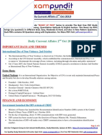 Daily Current Affairs 2nd October 2019 PDF