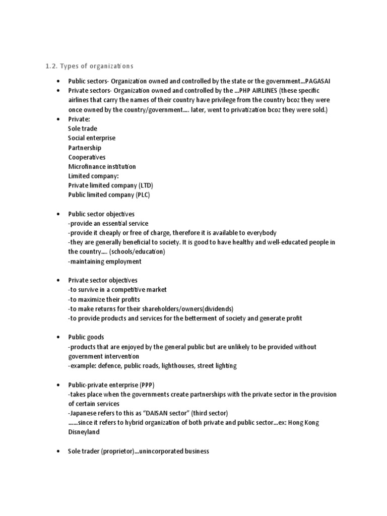 Ib Business Management Hl Pdf Goal Cooperative