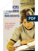 Técnicas de Estudio para Adolescentes. Cómo Superarte en Secundaria, Bachillerato y Ciclos PDF