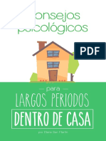 Consejos Psicologicos para Largos Periodos Dentro de Casa