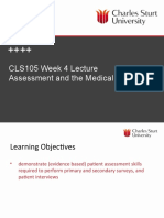 CLS105 Week 4 Lecture 1 2019