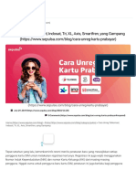 Cara Unreg Telkomsel, Indosat, Tri, XL, Axis, Smartfren, Yang Gampang - Sepulsa PDF