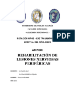 Rehabilitación de Lesiones Perif