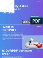 Frequently Asked Questions To DeftPDF Tool