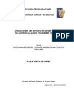 Aplicaciones Del Método de Monte Carlo a La Solución de Algunos Problemas Financieros