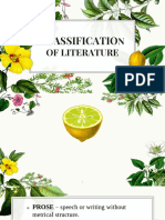 Classification of 21st Literature PDF