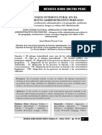 Enfoque Intercultural en El Procedimiento Administrativo Peruano - Autor José María Pacori Cari