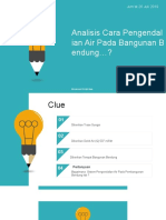 Analisis Pengendalian Air PD Bendung