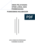 Pedoman Pelayanan Anestesi Lokal Dan Pembedahan Fixx