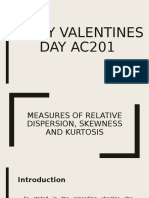 Measures of Relative Dispersion Skewness and Kurtosis