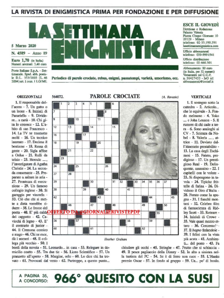 la settimana enigmistica 5 marzo 2020 r pdf