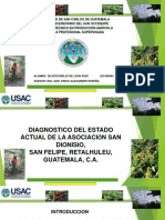 PRESENTACIÓN Plan de Servicios Asociación San Dionisio, San Felipe, Retalhuleu.