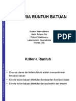Kriteria Runtuhan (Ir. Sahrul., S.T., M.T., IPP)