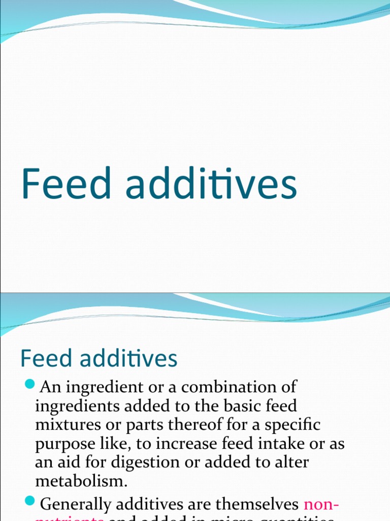 Feed Addditives NEW ANN 211 | PDF | Probiotic | Digestion