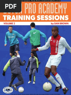 Dan Brown Dutch Pro Academy Training Sessions Vol 2 Forward Association Football Defender Association Football