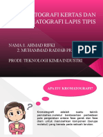 Kromatografi Kertas Dan Kromatografi Lapis Tipis