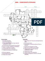 CRUCIGRAMA - DEMOGRAFÍA PERUANA - PDF Estudiate